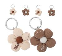 OUNONA 6pezzi Clip per Cappelli da Viaggio Porta Cappelli Forma di Fiore per Borsa Clip per Cappello da Uomo e Donna Portatile e Piccoli Oggetti Robusta e Affidabile per Viaggi e Atti