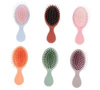 OUNONA 6Pezzi Mini Spazzole per Spazzole Districanti Viaggio Colori Vivaci per Domestico e Realizzate Resistente