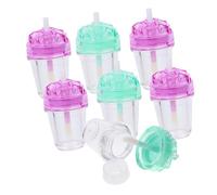 OUNONA 7pezzi Contenitori Vuoti Per Lucidalabbra Tubetti Di Lucidalabbra Trasparenti Per Kit Di Creazione Di Balsamo Per Labbra Per Da Te