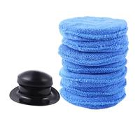 OUNONA 8 pezzi Spugne per Lucidatura Auto con Manico Morbide e Resistenti per Cera e Pulizia Assorbenti e Facili da Usare