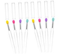 OUNONA 8pezzi Penne Labbra in Silicone Multiuso Applicatori per Labbra Portatili e Strumenti per Trucco Femminile Pennello per Rossetto e Maschera