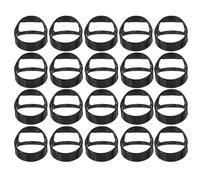 OUNONA Apribottiglie Anello in Acciaio Inox 20 Pezzi, Accessorio Bar Elegante e Portatile, Apriscatole Manuale per Feste, Bevande e Uso Domestico, per Uomo e Donna