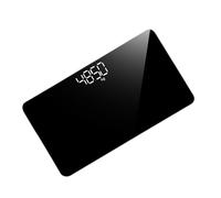 OUNONA Bilancia Digitale Portatile Precisa in Vetro Temperato Mini Bilancia Elettronica Ricaricabile Superficie Anti-Usura per Salute Personale