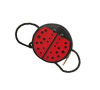 OUNONA Borsa a Tracolla Per Bambini Pu Regolabile Design Cartone Animato a Coccinella, Porta Monete e Piccolo Borsello Per Ragazze, Per Parco, Viaggio e Uso Quotidiano, Regalo Compleanno