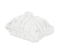 OUNONA Burriera In Vetro Burriera Con Burriera Con Portaburro Burriera Coperta Per Piano Burriera Per Frigorifero Contenitori Trasparenti Per Alimenti