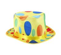 OUNONA cappello da clown cappello da circo carnevale divertente costume Uomini cappelli da circo cappello cosplay cappello pazzo cappelli stupidi festa dei cappelli pazzi tessuto a maglia