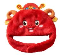 OUNONA Cappello da Cosplay di, Copricapo di Pecora in Peluche per | Cappello a forma di pecora, simpatico copricapo da animale dei cartoni animati per feste a tema, giochi di ruolo e oggetti di