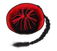 OUNONA Cappello nero copricapo creativo in stile cinese costume da imperatore cinese cappello dell'imperatore cinese antico cappello cinese cappello novità tessuto broccato