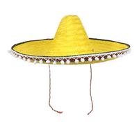 OUNONA Cappello Sombrero a cono di bambù: tradizionale cappello da sole conico messicano per feste - Copricapo intrecciato fatto a mano per accessori da festival