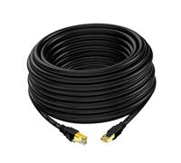 OUNONA Cavo Ethernet Metri con Connettori in Rame Dorato Doppia Schermatura Anti-interferenze Rivestimento in PVC Flessibile e Resistente per Rete ad Alta Velocità Fino