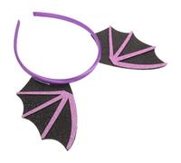 OUNONA Cerchietto a Forma di Pipistrello per Halloween per Donna e Ragazze con Elementi Antiscivolo e Design Unico in Stile Demone, Accessorio Capelli Confortevole per Feste e Servizi