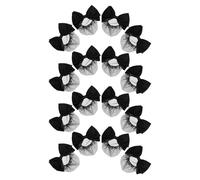 OUNONA Chignon Donna Fiocco in Nero Accessorio Professionale per Hotel Banche 12pezzi