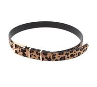 OUNONA Cintura Donna in Pelle Sintetica Regolabile Stampa Animale Realistica, Elegante e Sottile, per Outfit Casual e Feste, Lunghezza 105 Cm