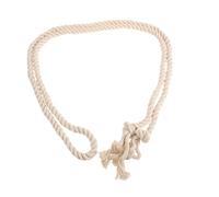 OUNONA Cintura in Corda Intrecciata Morbida in Cotone Regolabile Stile Missionario, Accessorio Decorativo Versatile Per Donna e Uomo, Cintura Medievale Per Abiti Casual e Costumi