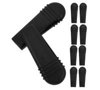 OUNONA Coperture Leve Controllo Migliorato e Sicurezza Potenziata Controllo Migliorato 16 Pezzi in Pvc Nero per Sedia a Ruote per Carrozzina