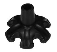 OUNONA Copri Piedi Antiscivolo per Stampelle Nero Tappi End Pads Resistenti e Facili da Installare Accessori Pratici per Passeggio e Uso Quotidiano Esterno per Anziani