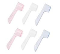 OUNONA Coprispazzolino Elettrico 6 Pezzi, Tappi Protettivi per Testine Spazzolino da Denti, Custodia Trasparente Resistente e Riutilizzabile, Portaspazzolino da Viaggio per Campeggio