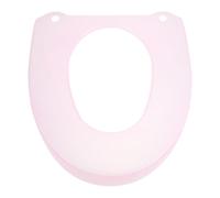 OUNONA Copriwater in plastica: copriwater a forma di O per il bagno - riutilizzabile - Cuscino impermeabile per il bagno per appartamenti in affitto