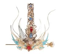 OUNONA Corona per capelli da uomo in oro, fermaglio per capelli Hanfu, | Corona per capelli orientale da uomo, accessorio versatile per chignon, fascino vintage, facile da indossare tutti i giorni