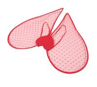 OUNONA Costume da Cupido Accessori a Forma di Cuore Rosso, da Angelo Leggere e Comode per Festa di Carnevale e Cosplay, Decorazioni Photoready per Adulti