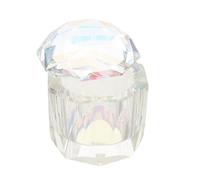 OUNONA Dappen Dish per Nail Art con Coperchio - Supporto per Dappen Dish per Liquido E Polvere per Nail Art - Strumenti in Vetro per Uso Professionale E Domestico