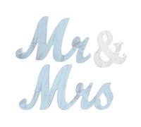 OUNONA Decorazione da in Mr Mrs per Matrimonio e Lettere Rustiche Resistenti Decorativo Versatile per Feste e Casa Design Adattabile e Leggero