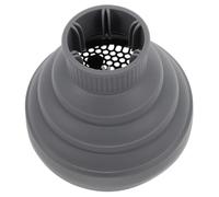 OUNONA Diffusore per Asciugacapelli in Silicone Grigio Espandibile Ugello Retrattile Accessorio Professionale per Phon Compatibile Maggior Parte dei Modelli