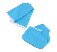 OUNONA E Copriscarpe Per Al Cera Kit Protettivo Per Con Striscia Per Salone e Casa Colore Blu