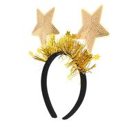 OUNONA fasce di paillettes per ragazze delirio formale compleanno elegante raso accessori per da discoteca fascia per felice anno nuovo tessuto non tessuto D'oro