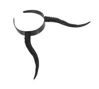 OUNONA Fascia Corna Diavolo Leggera per Cosplay e Halloween Cerchietto con Corna Demone in Plastica Accessorio Riutilizzabile per Feste Natale e Servizio Fotografico