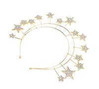 OUNONA Fascia Sposa con Stelle Accessorio per Matrimonio e Feste e Facile Indossare per Speciali e