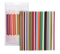 OUNONA Filamento Pcl Per Penna 3D Ricariche Per 3D Printing Pen 110 Pezzi in 22 Colori Diametro 0.10 Pollici Per Disegni Creativi Modelli Prototipi E Sculture