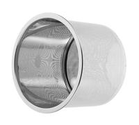OUNONA Filtro per Tè in Acciaio ad Alta Precisione Setaccio Fine per Foglie Sfuse Infusore Compatibile con Teiere da Separazione Completa Foglie e per Infusione Versatile di Tè Verde Nero