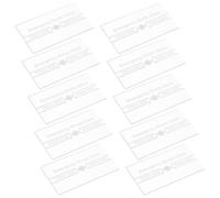 OUNONA Fire Alarm Manual Pull Station Cover Vetro Alta Resistenza 10 Pezzi Adatto a Dispositivi di Emergenza Antincendio