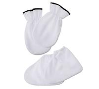 OUNONA Guanti e Stivaletti in Cera di Paraffina per Spa 2 Pezzi, Copertura Nutriente per Mani e Piedi, Trattamento Riscaldante per Cura Pelle a Casa