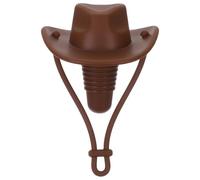 OUNONA Mini sigillante per tappi da cowboy: tappo per bottiglia in silicone a forma di cappello da cowboy - adatto per tappi di bottiglia da 16-25 mm - sigillante per vino riutilizzabile e a prova di