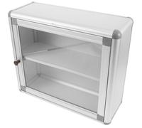 OUNONA Mobiletto da Parete per Medicinali Piccolo senza Serratura, Contenitore Portaoggetti Multiuso per Bagno e Ufficio, Scatola di Stoccaggio Medica Robusta per Emergenze e Oggetti