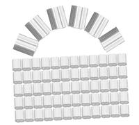 OUNONA Morsetti per Cavi Elettrici in Alluminio Doppio Foro Design Speciale, 200 Pezzi, Facili da Usare per Funi D'acciaio e Trasporto Cavi