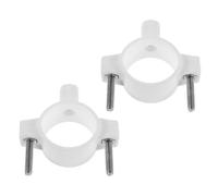 OUNONA Morsetto per Valvola Sella di Scarico 2 Pezzi in ABS e Pom con Attacco Rapido Staffa di Fissaggio per Tubo Fognario per Depuratore Acqua a Sottolavello Accessori per Filtro Ro e