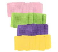 OUNONA Panni Reutilizzabili per Unghie Sacchetti Colorati Dischetti Morbidi in Tessuto Idrofilo per Rimozione Smalto e Colla Assorbenti e Durevoli per Cura Unghie Versatile
