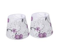 OUNONA Paralume Colorato Set da 2 Pezzi Copri Lampada da Tavolo e da Soffitto Protettore per Lampada Riutilizzabile Decorazione per Applique Plafoniera e Lampade da Terra