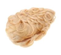 OUNONA Parrucca Donna Capelli Veri Ricci Corti Strati Naturali Boccoli Morbidi Parrucca Umana Cortissima per Feste Matrimoni e Spettacoli