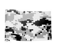 OUNONA Pellicola Vinilica Camouflage Graffiti per Auto Adesivo Protettivo AntiGraffio Decorazione Personalizzata Nero Bianco