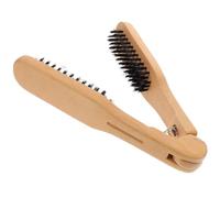 OUNONA Pettine Raddrizzatore Legno Con Setole Strumento Manuale Antistatico Per Lisci e Brillanti Massaggio Scalpico Per