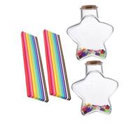 OUNONA Plastica Trasparente con Carta Origami, Set 1 Pezzo, Resistente Decorazioni Fai-da-te e Bottiglie Galleggianti