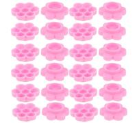 OUNONA Porta Colla e Accesso Facile Controllo Preciso della Colla a Forma di Fiore Rosa in ABS per Extension Ciglia per Procedure di Estensione Ciglia in Studi Professionali
