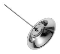 OUNONA Porta Ricevute in Acciaio Inox Base Svasata e Spillo per Scontrini, Organizer per Cucina di Ristorante, Pub e Ufficio, Porta Memo e Ricevute da Scrivania