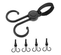 OUNONA Portaborse Per Passeggino 5 Ganci Universali Per Organizer Per Passeggino Per Borse Per Pannolini E Carrelli Della Spesa