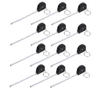 OUNONA Portachiavi Con Metro A Nastro Retrattile Da 12 Pezzi Mini Metro A Nastro Design Compatto Facile Da Trasportare E Identificare