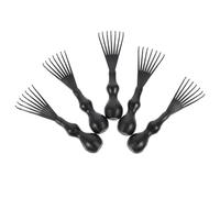 OUNONA Pulitore a Pettine e Rastrello per Spazzole Chioma 8 Pezzi in Pp Leggero e Compatto, Strumento per Rimozione Peli e Pulizia Pettini per Casa, Viaggi e Saloni di Parrucchieri